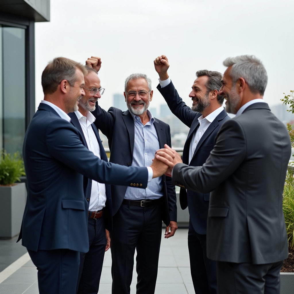 Echipă motivată în mediu profesional